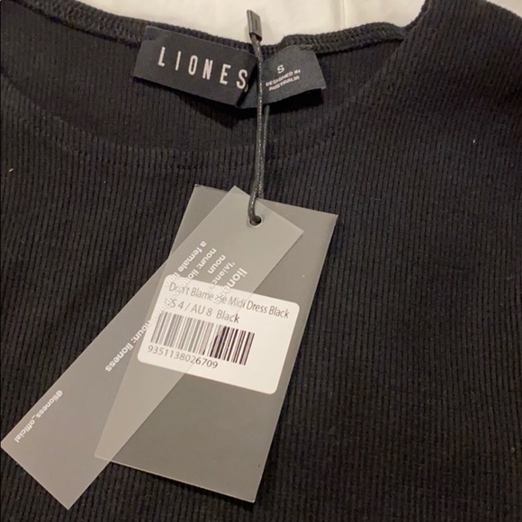 Lioness Black Mini Dress NWT - Picture 4 of 5